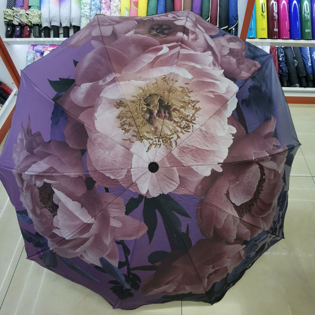 High appearance level rose umbrella, all-weather and all-weather sunshade umbrella, sun protection and UV protection umbrella, high appearance level folding umbrella for girls Application Scenario