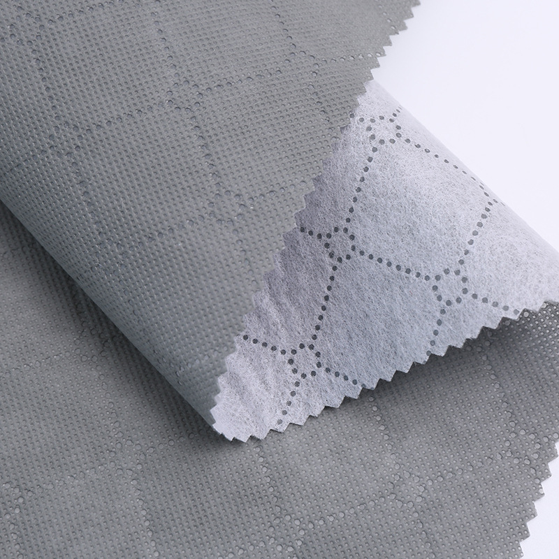 Ultrasonic glue-free laminated embossed non-woven fabric manufacturers supply pp printed non-woven fabric details Picture