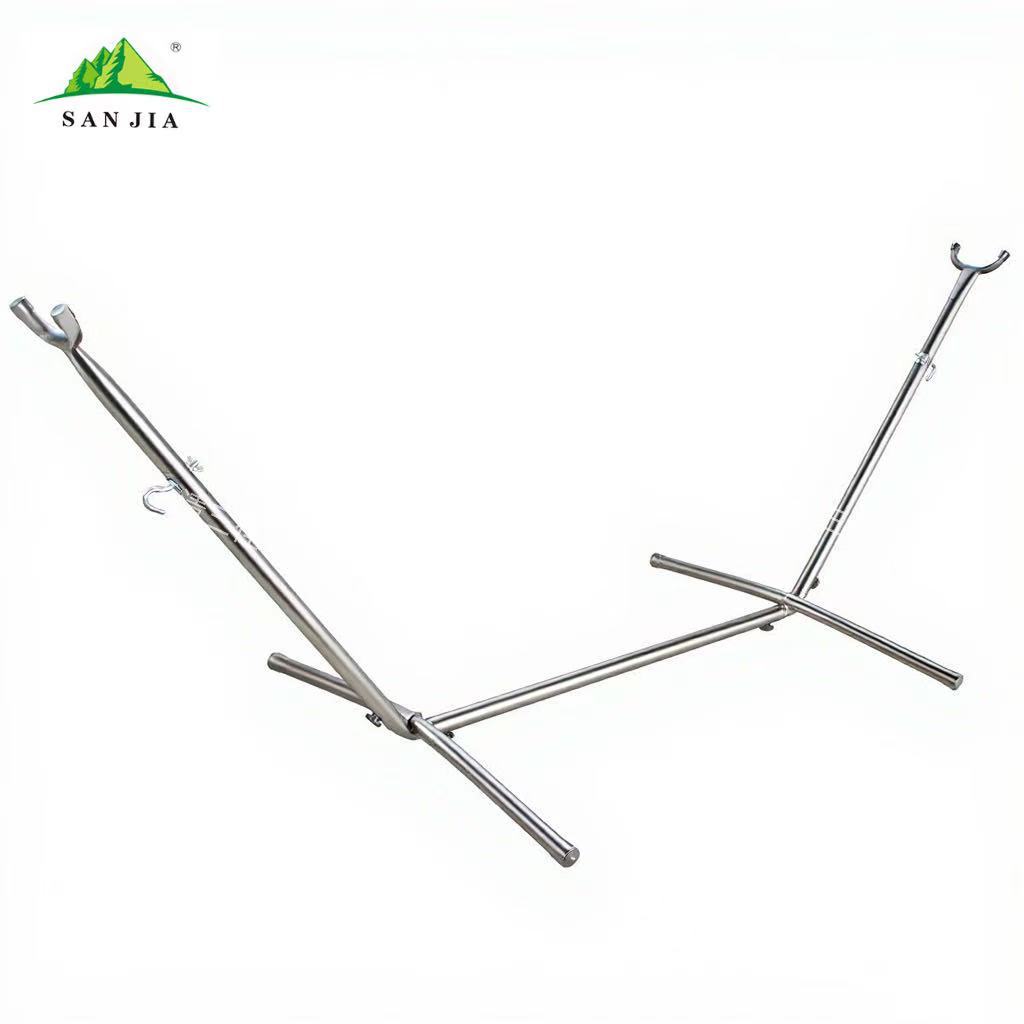 Outdoor 304 stainless steel hammock frame, household indoor and outdoor detachable and foldable canvas swing frame, portable Item Picture