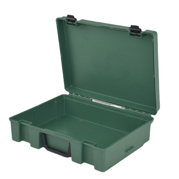 Cross-border best-selling first aid kit, PP first aid box, travel first aid supplies storage box, green stock wholesale, portable first aid Specification image