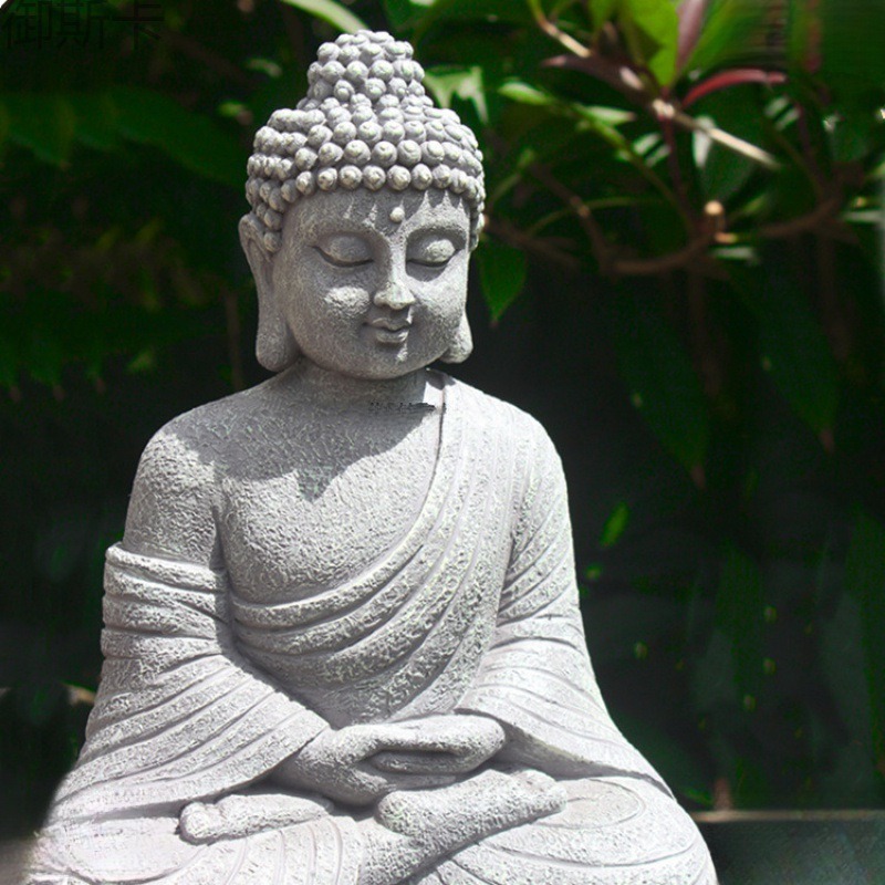 Cross-border Buddha statues, Zen ornaments, window display, entrance hall ornaments, resin handicrafts, home, garden, garden and courtyard ornaments