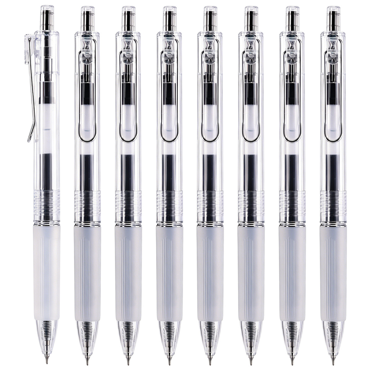 Factory direct supply of Weiya CS pen tip gel pen WYH29821 black gel pen wholesale transparent gel pen details Picture
