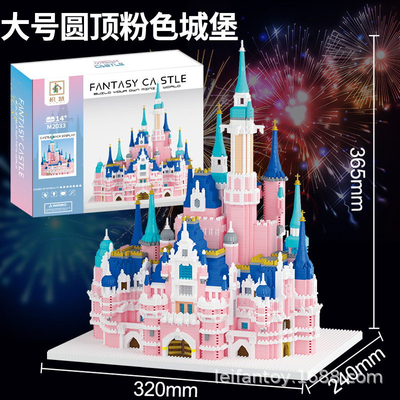 The popular Diseni Garden Castle Dream Lord Castle assembly building blocks creative jigsaw puzzle girls' toy Application Scenario