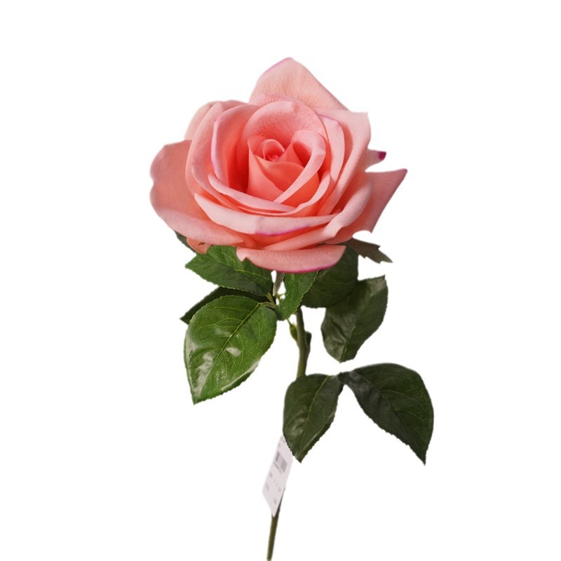 花杆/火把狂欢夜导具/仿真花/仿真花diy发饰/电镀玫瑰花白底实物图