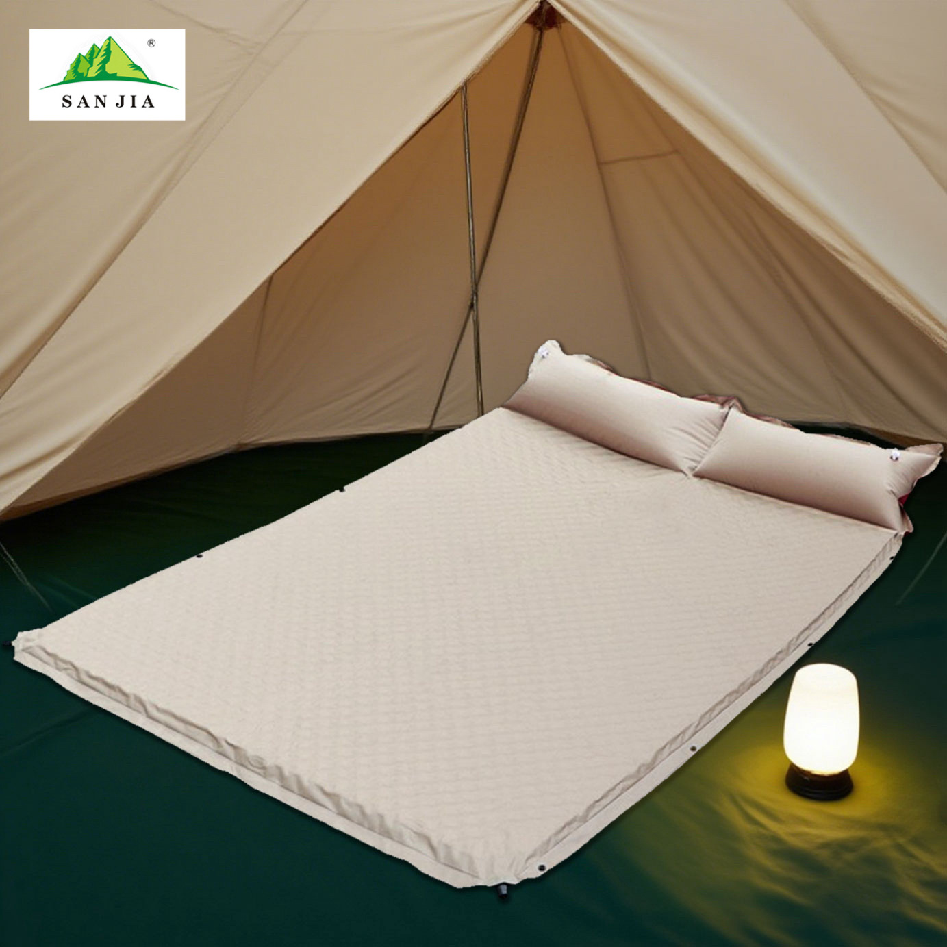 Automatic inflatable mattress, tent, outdoor sleeping pad, lazy camping, portable household moisture-proof inflatable mattress details Picture