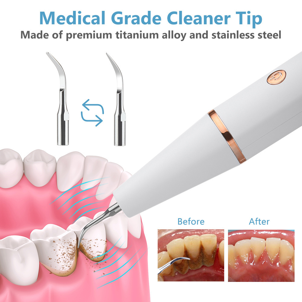Cross-border exclusive ultrasonic household water flosser, electric water cleaner, portable water purifier for removing tartar and dental plaque Specification image