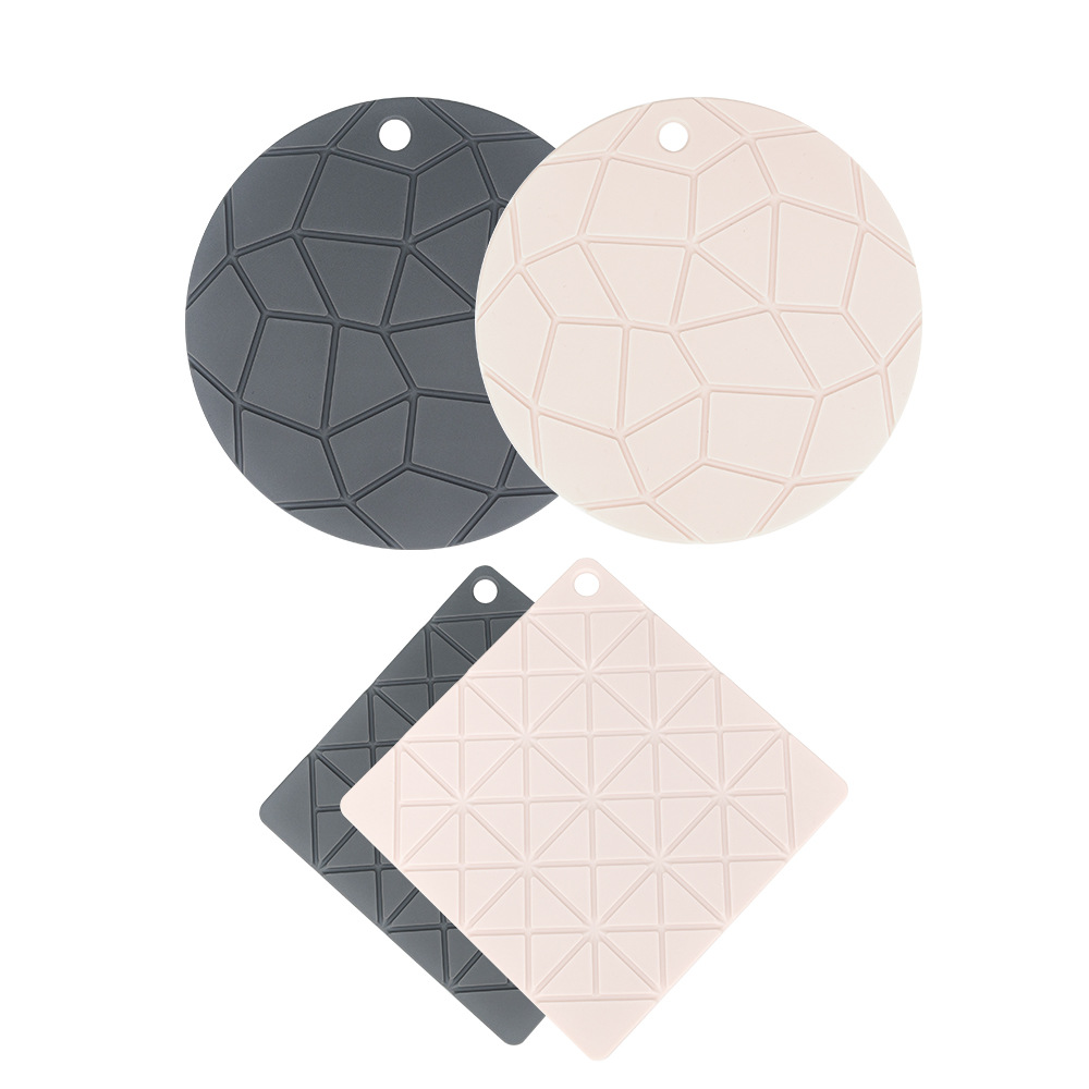 Turtle-patterned heat insulation pads, food-grade silicone coasters, heat-resistant thickened pot pads, European-style high-temperature resistant table MATS details Picture