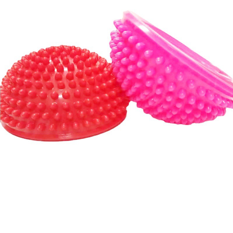 Factory direct sales of innovative pvc durian ball children's sensory integration training equipment, yoga semi-round ball durian ball feet Application Scenario