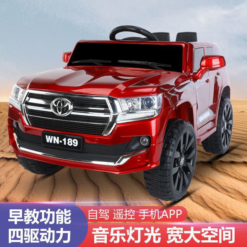 新款儿童电动汽车四轮汽车rideoncar可坐人男女小孩遥控越野玩具产品图