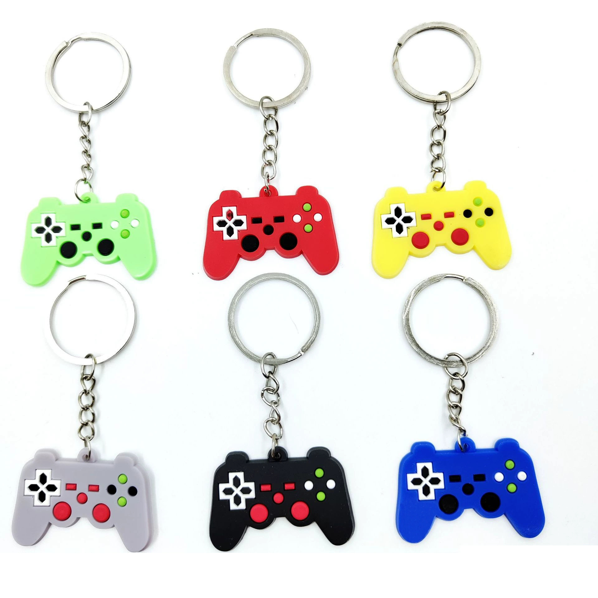 Creative new key chains, PVC game console handles, keychains, cars, festival party small gifts wholesale, fun for children