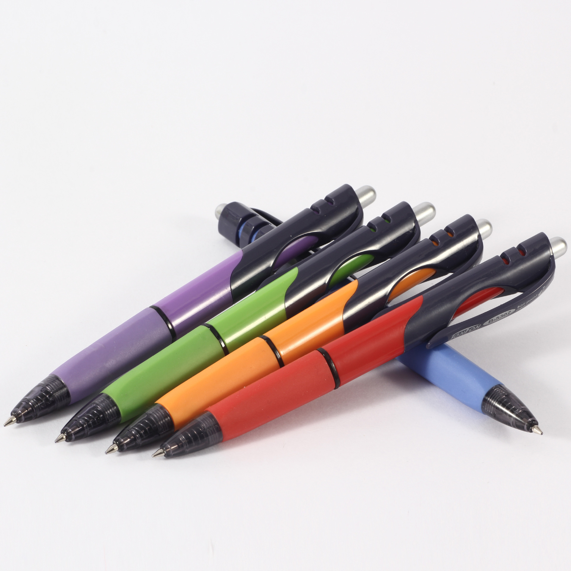 Triangular advertising pen, plastic gift pen, advertising promotion ballpoint pen, 48 pieces per box Specification drawing