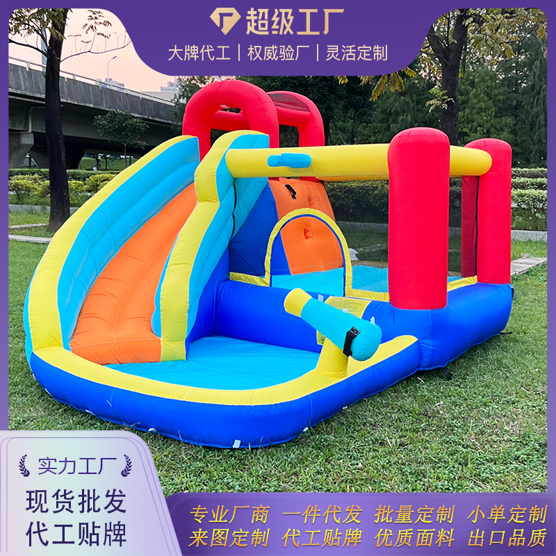 Inflatable castles for water play, outdoor small water parks, indoor trampolines, home inflatable slides, children's toys