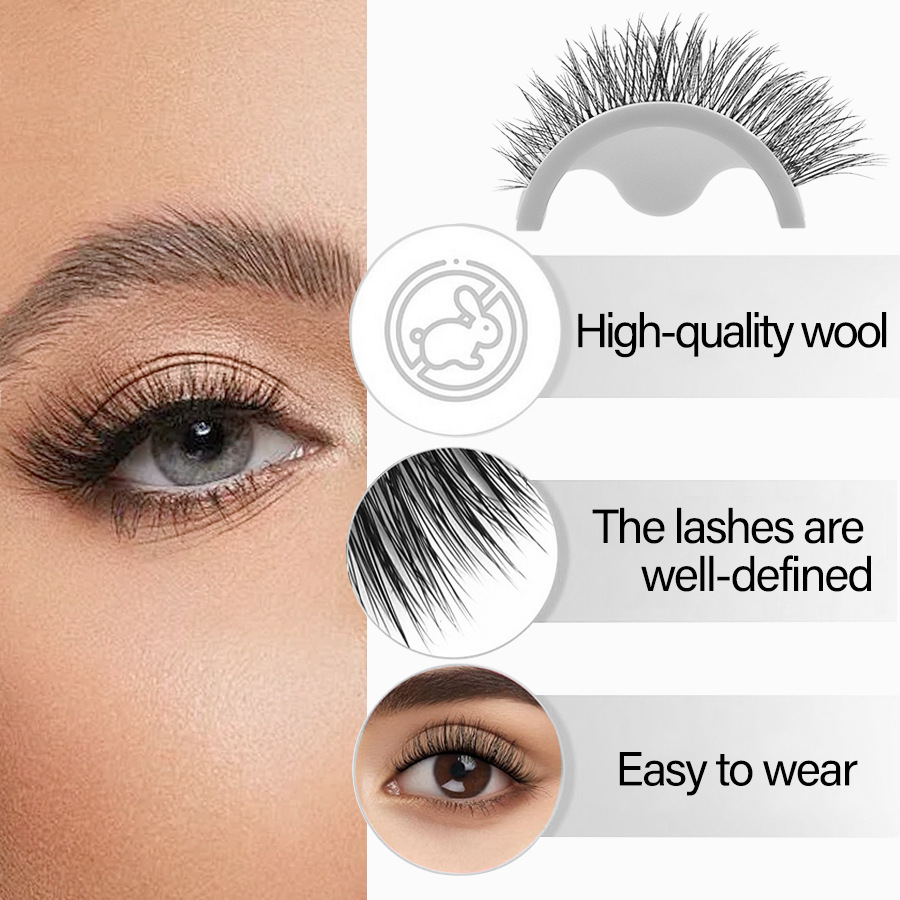 ١ بالنسبة الى الرموش الاصطناعية ذات الرموش ذاتية الالتصاق Specification image