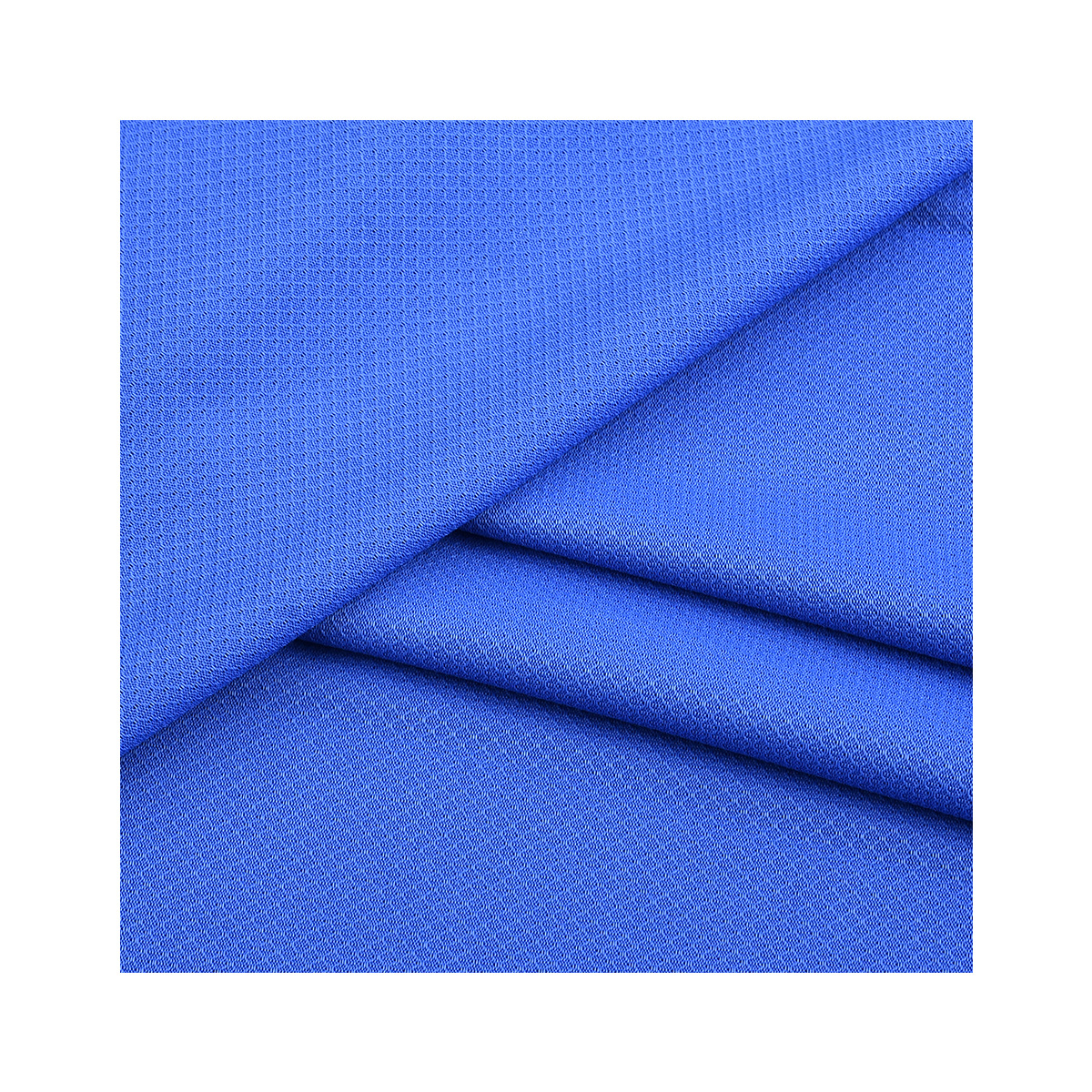 厂家直销鱼鳞甲面料锦氨凉感透气冰丝速干运动休闲高弹男装POLO衫白底实物图