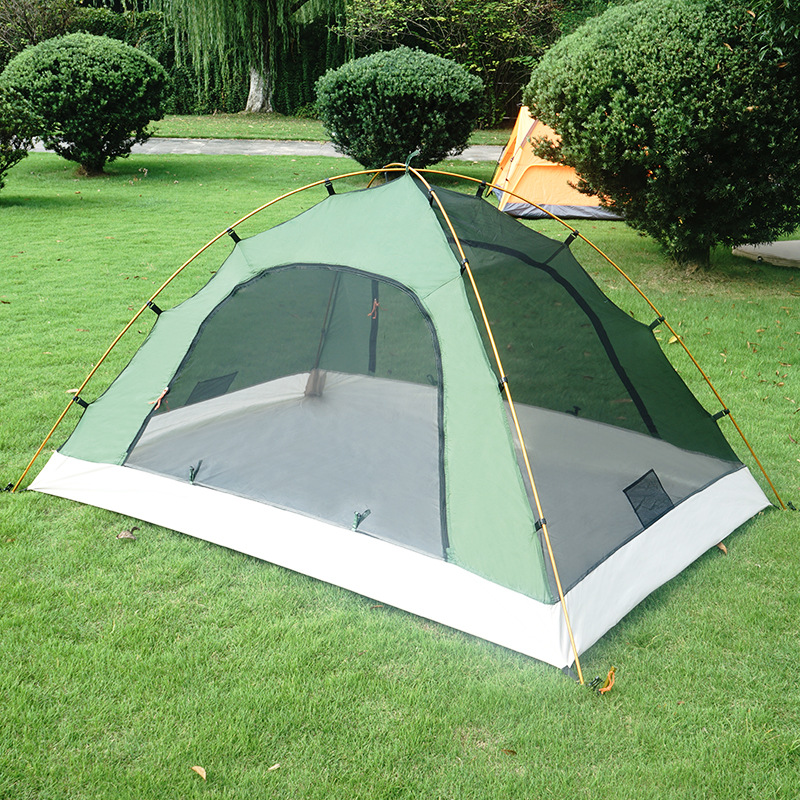 Outdoor camping breathable mesh sun protection and ventilation tent, portable camping insect-proof and rain-proof double canopy tent for fishing Application Scenario