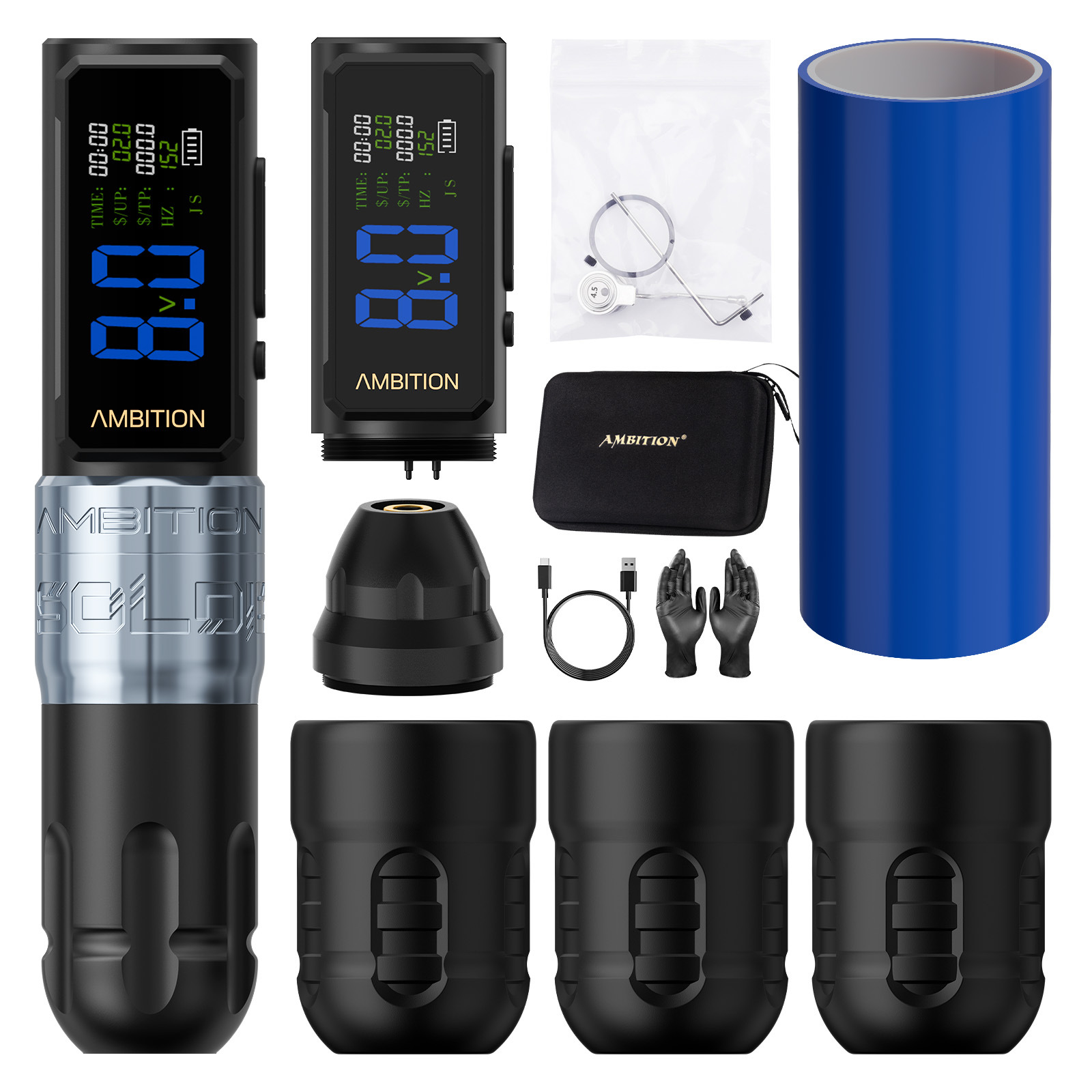 纹身设备/纹身机纹身机器/脚气膏/艺龙纹身/纹身白底实物图