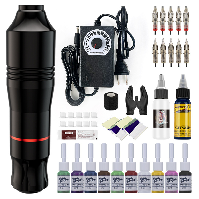 shanilak tattoo pen set, thread cutting and fogging practice tool, motor integrated tattoo machine, beauty tattoo and tattooing equipment wholesale
