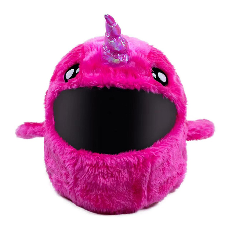 Cycling warm mask, cartoon cute animal, funny helmet protection cover, street blast, personalized plush helmet cover to block the wind Item Picture