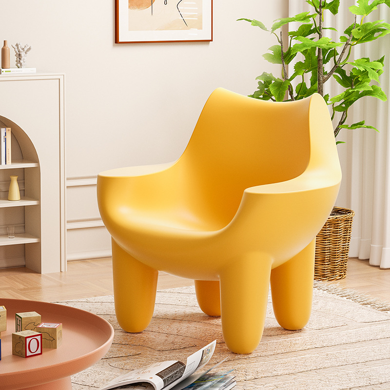 Star Single sofa, casual single chair, designer sofa chair, wabi-sabi cream style, lazy living room, Internet celebrity, balcony elephant chair details Picture