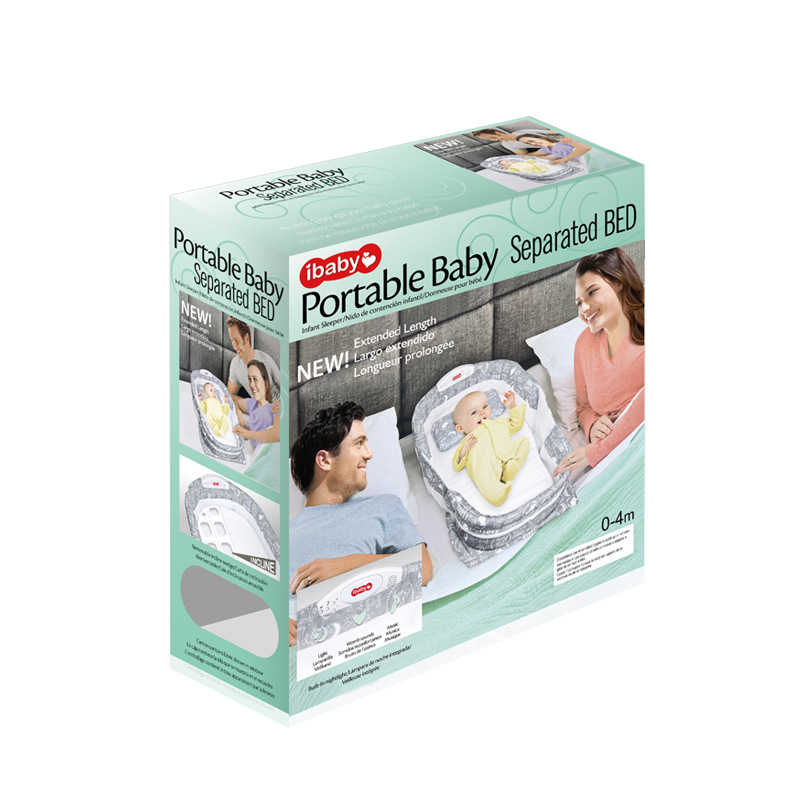 婴幼儿床中床便携式可折叠分隔床仿生床多功能音乐夜灯防压幼儿床细节图