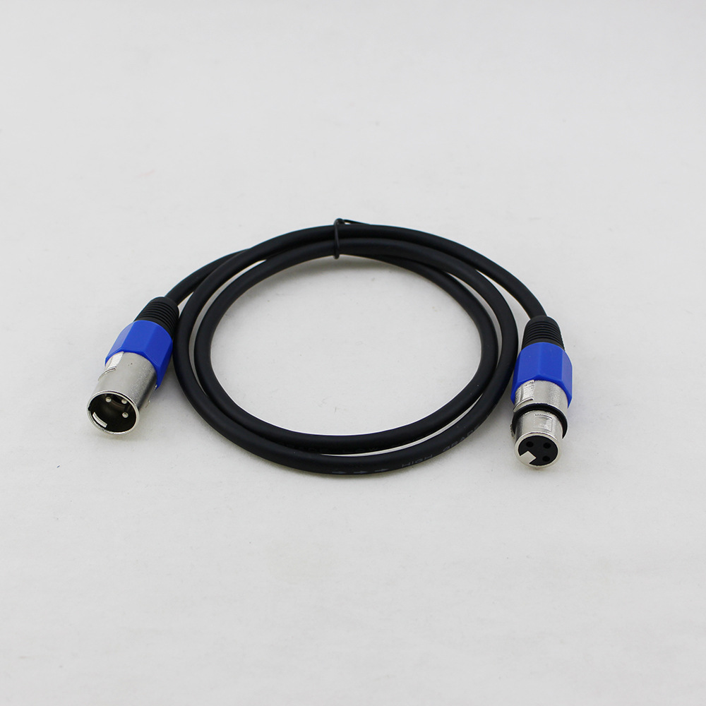 Factory direct sales of DMX signal cables, stage lighting, XLR male and bus cables, black DMX512 Pa lighting beam, dance table lamp connection cables, and various stage equipment connection cables Application Scenario