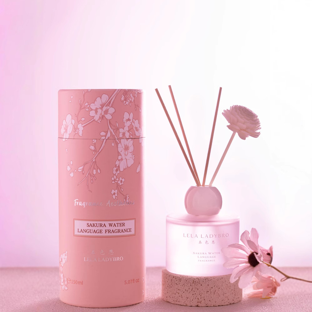 UT Her original color, pink lover, cherry blossom, flameless aromatherapy, indoor home, bedroom, bathroom, toilet distribution Specification image