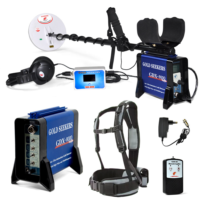 Gold detector, underground metal detector GDX8000, handheld treasure hunt detector