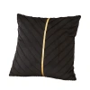 Cross-border gold line Dutch fleece sofa pillowcase cushions, nap pillows, backrest cushions, headrest cushions, Amazon wholesale Item Picture