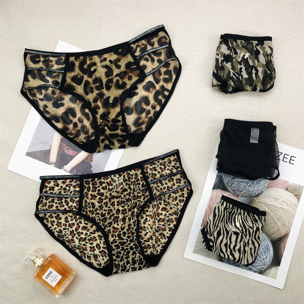 Best-selling women's net sand underwear: Sexy silver thin strap design, comfortable and breathable, high-elastic low-waisted underwear 7536 Application Scenario