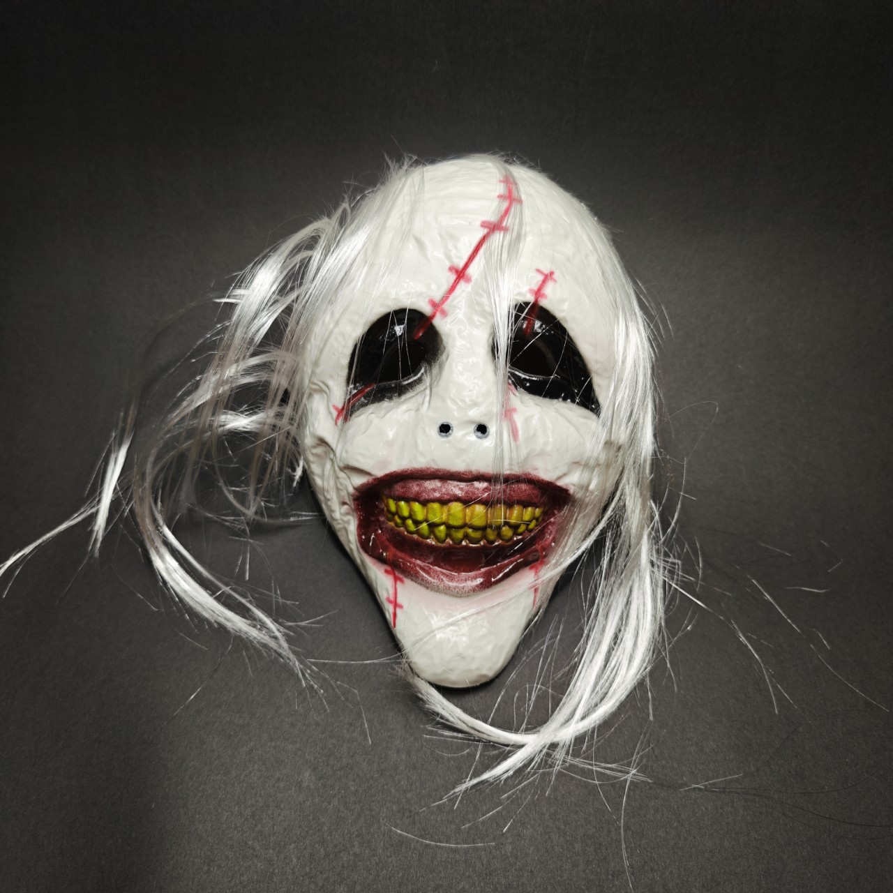 跨境万圣节高颜值化妆舞会假面塑料面罩小丑恐怖面具批发