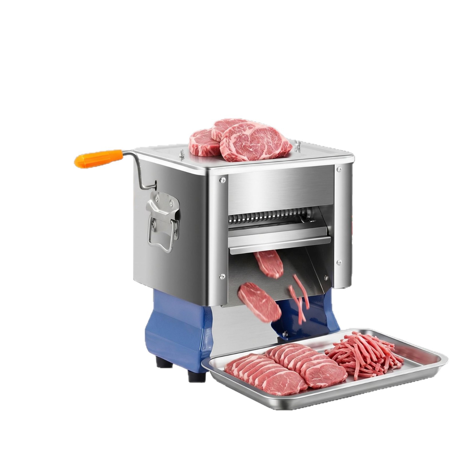 Commercial multi-functional meat slicer, fully automatic slicing, shredding and dicing machine, dedicated meat slicing equipment manufacturer for restaurants and canteens Item Picture