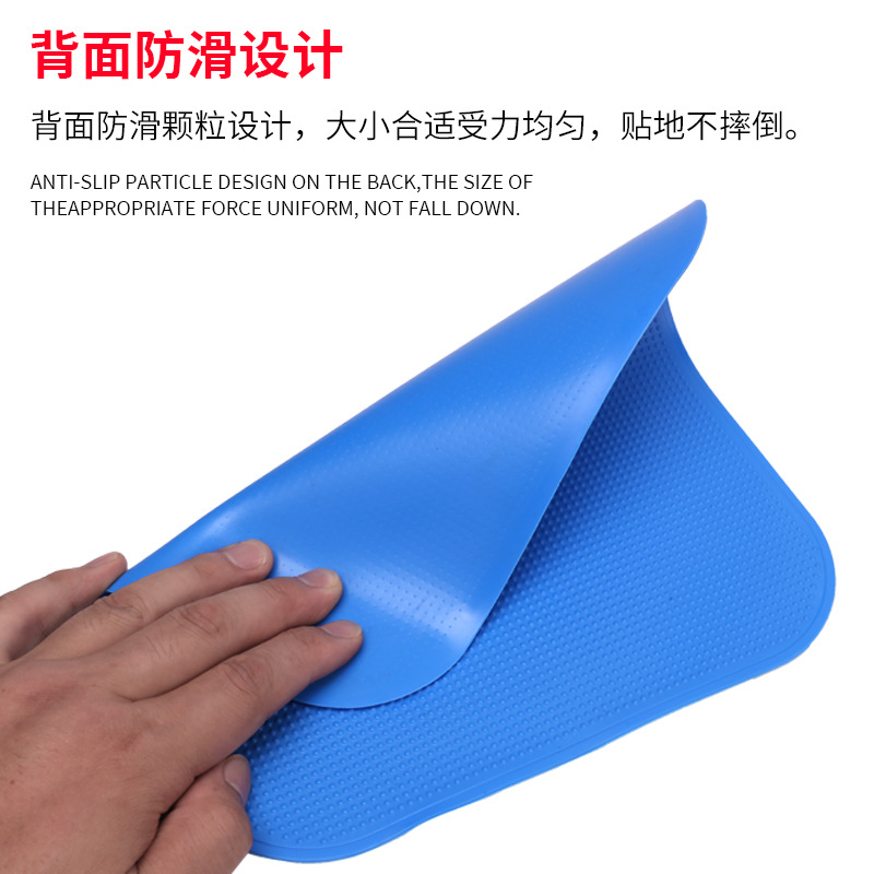 23cm thickened square digital landmark mat, anti-slip mat for football and basketball training obstacles, flat obstacle marker Specification image