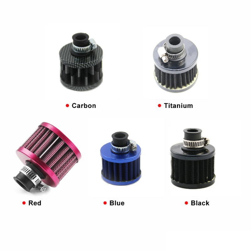 ebay cross-border car small mushroom head air filter, mushroom head universal 12mm air filter element details Picture
