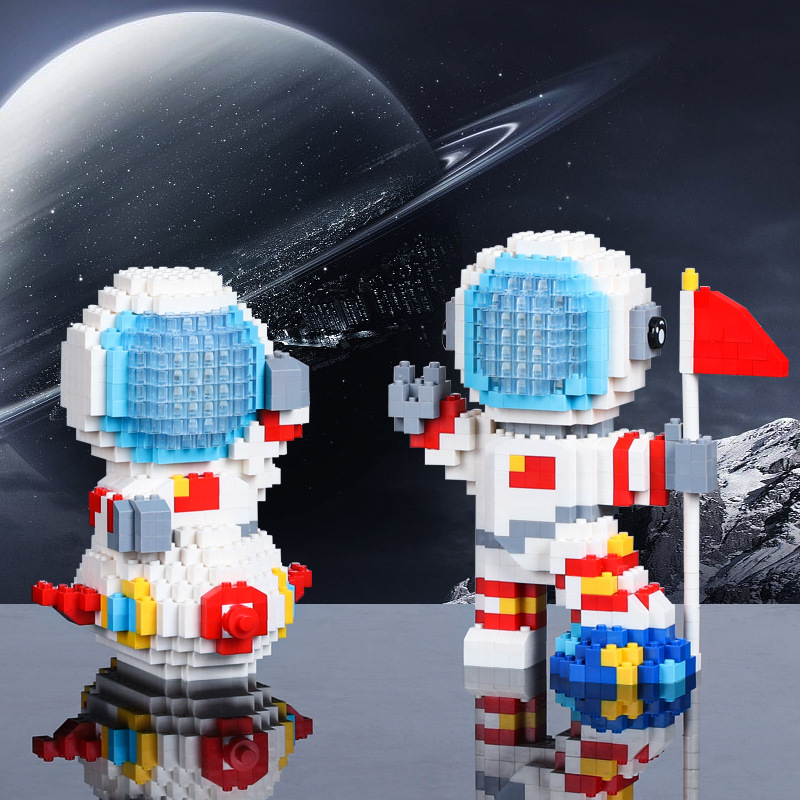 Bruco building Blocks Astronaut Model Small building blocks Transformers Star Zone LEGO 180g Specification image