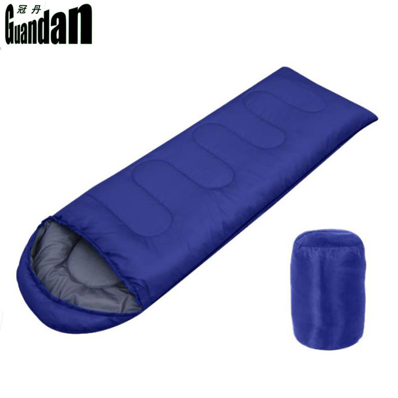 Spring, summer and autumn envelope-style cap adult outdoor camping sleeping bag, camping, office, lunch break, home warmth, emergency disaster relief