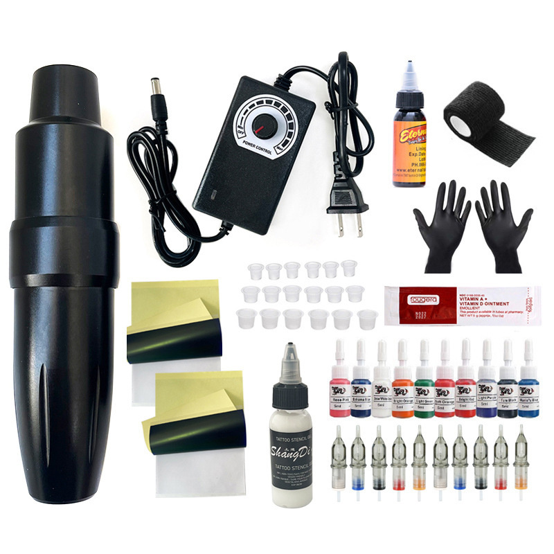 shanilak tattoo pen set, thread cutting and fogging practice tool, motor integrated tattoo machine, beauty tattoo and tattooing equipment wholesale Specification image