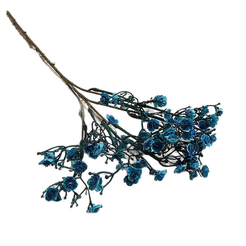 仿真花配件/花杆/仿真水果配件/蝴蝶插杆/工艺品配件白底实物图