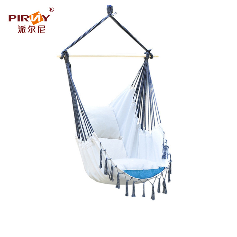 户外吊床成人儿童吊椅ins北欧风简约室内学生寝室流苏风批发ins风