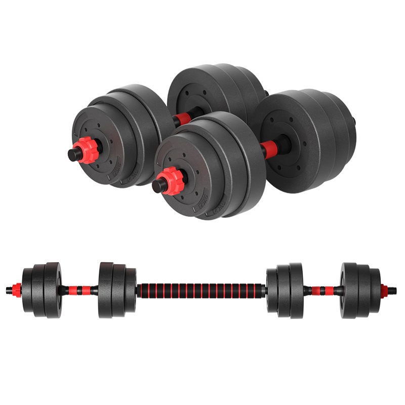 Factory direct sales of dumbbell men's fitness equipment, home and student arm muscle training kettlebell straight barbell sets wholesale Item Picture