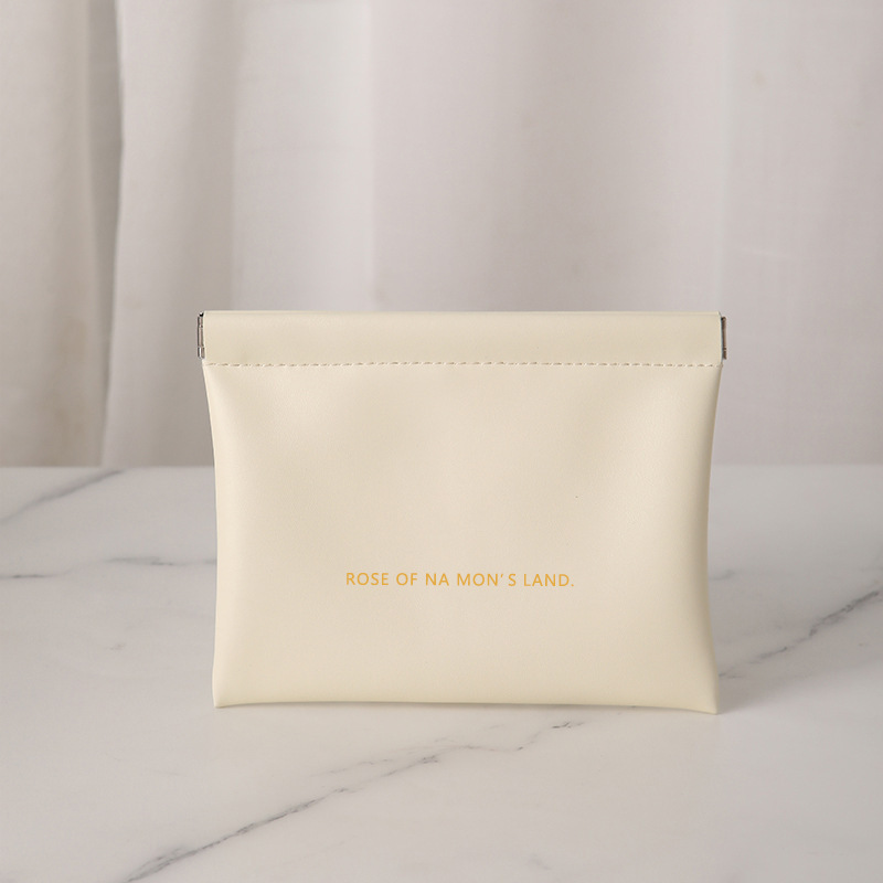 Data cable storage bag, high appearance level, wired earphone pocket, automatic closing spring piece, cosmetic mouth, red envelope wholesale Specification image