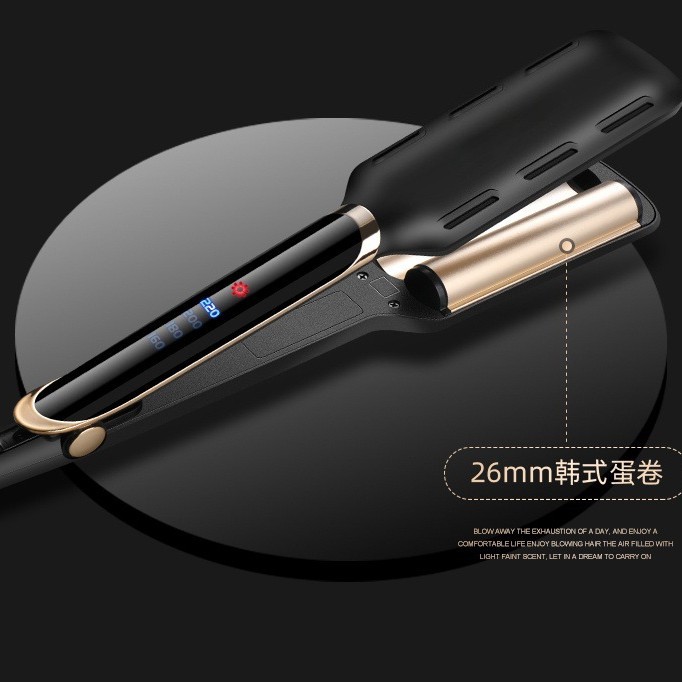 Cross-border large-sized French egg roll head curling iron water ripple egg roll curling iron curling magic tool Wool large curling plate M141