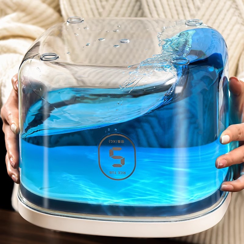 Vacuum-sealed storage bucket, cat food storage box, moisture-proof and insect-proof, large-capacity press-type food-grade pet food storage Specification image