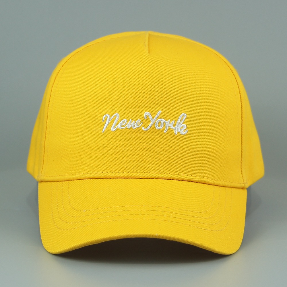 Wholesale children's caps from the cap factory: solid-color cotton embroidered sunshade, cute printed hip-hop caps, spring and summer mesh fabric breathable baseball caps