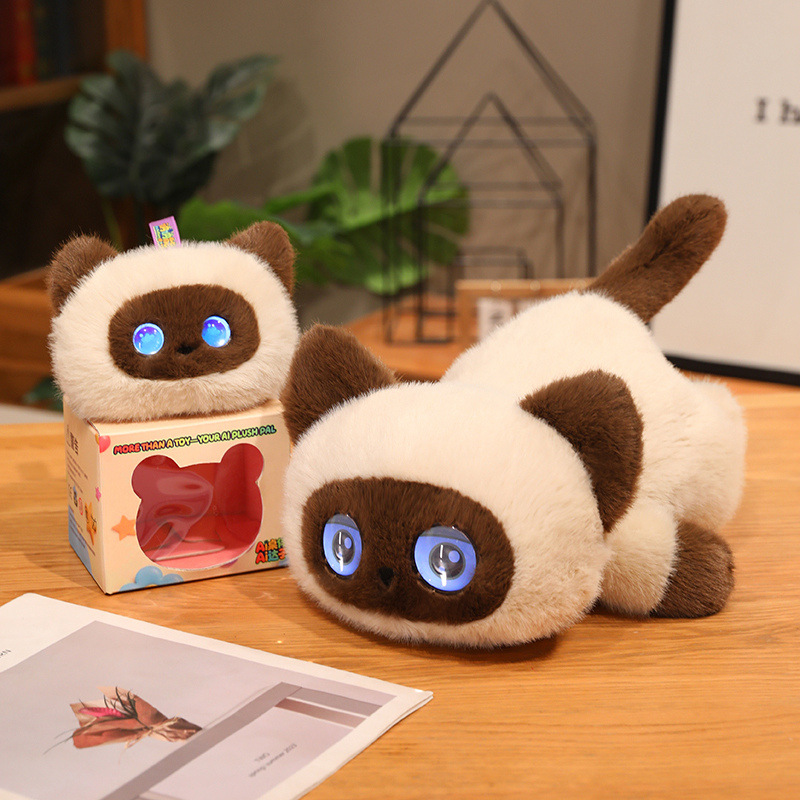 潮流玩具猫形机器人玩偶水豚噜噜毛绒玩具定制毛绒玩具
