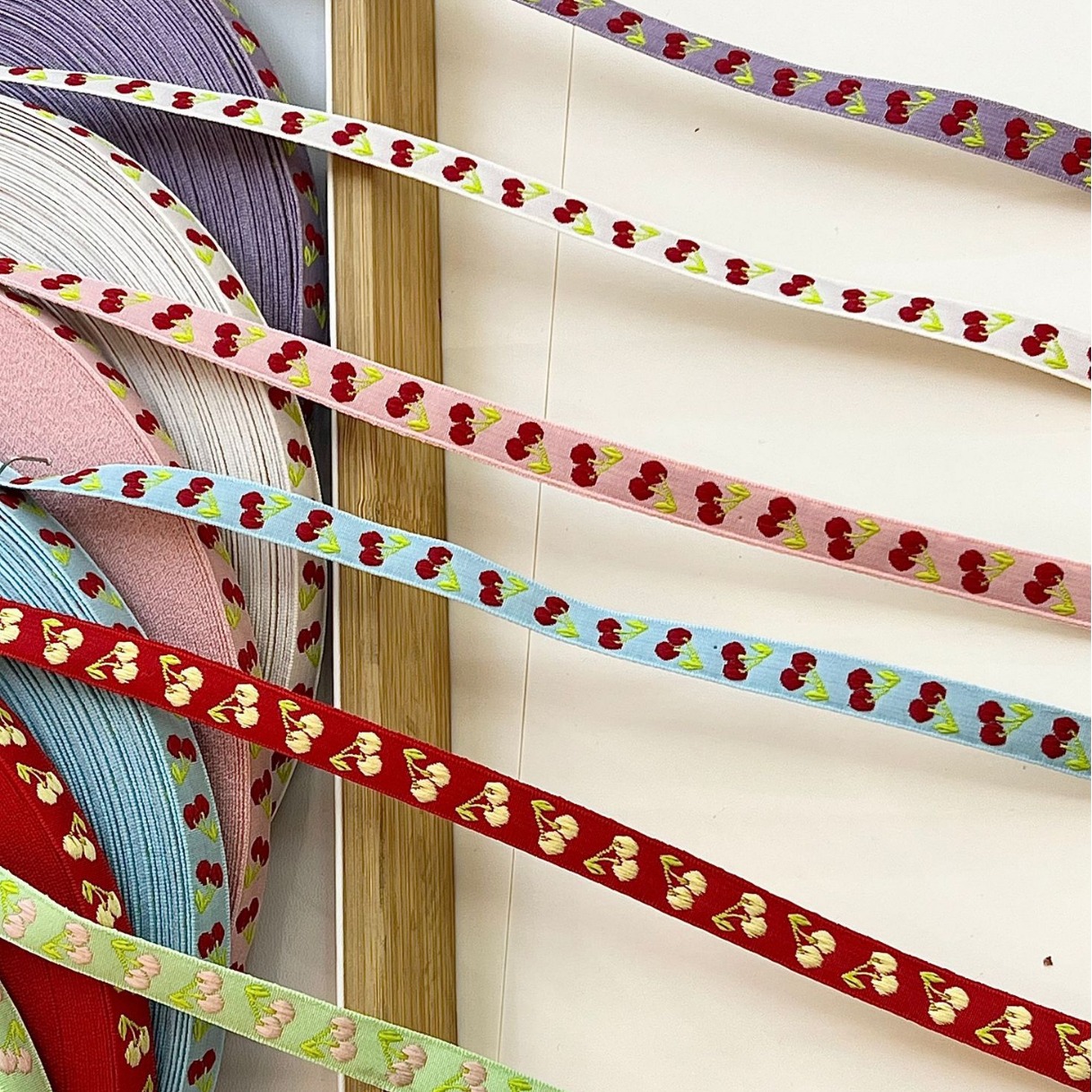 1 cm embroidered jacquard ribbon, hair accessory, headwear, shoe, hat, bag border strap, ethnic woven ribbon, satin ribbon, tie, DIY by hand Specification image