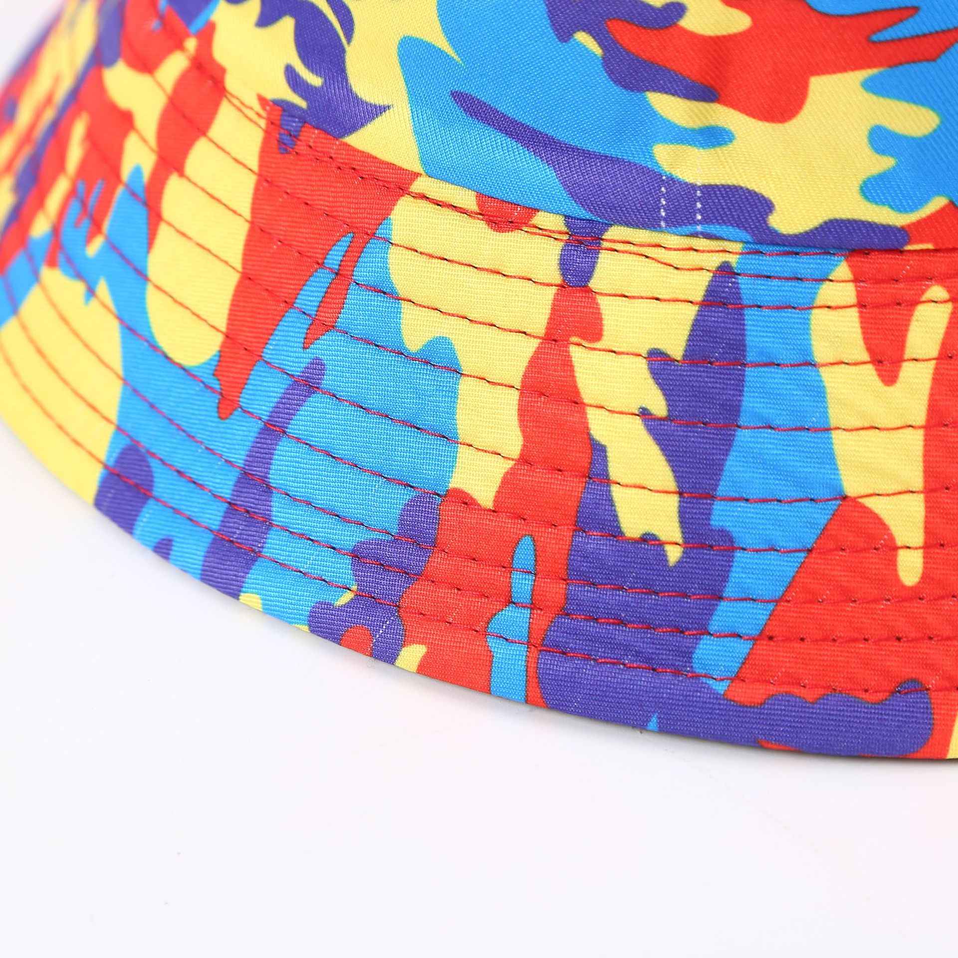 This Japanese-style double-sided wide-brimmed fisherman's hat is a cartoon summer sun hat for women's casual and versatile use. It is a foldable camouflage basin hat Application Scenario