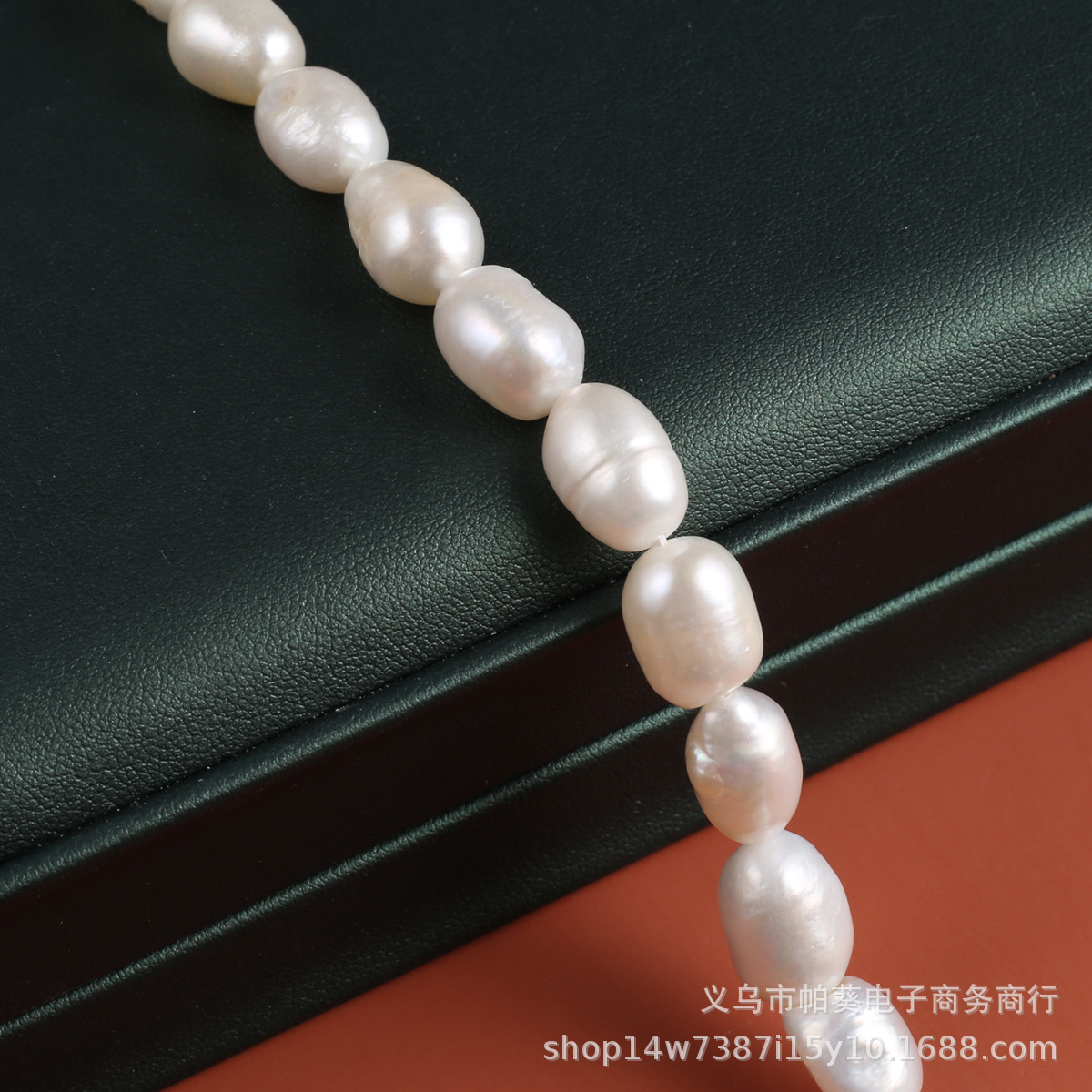 Natural freshwater pearl straight-hole beads DIY jewelry accessories, handcrafted jewelry necklaces, wholesale and production Specification image