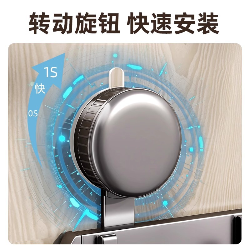 Suction cup door rear hook, strong adhesive, no need for drilling, load-bearing bathroom shelf hook, entrance door, clothes hanger storage details Picture