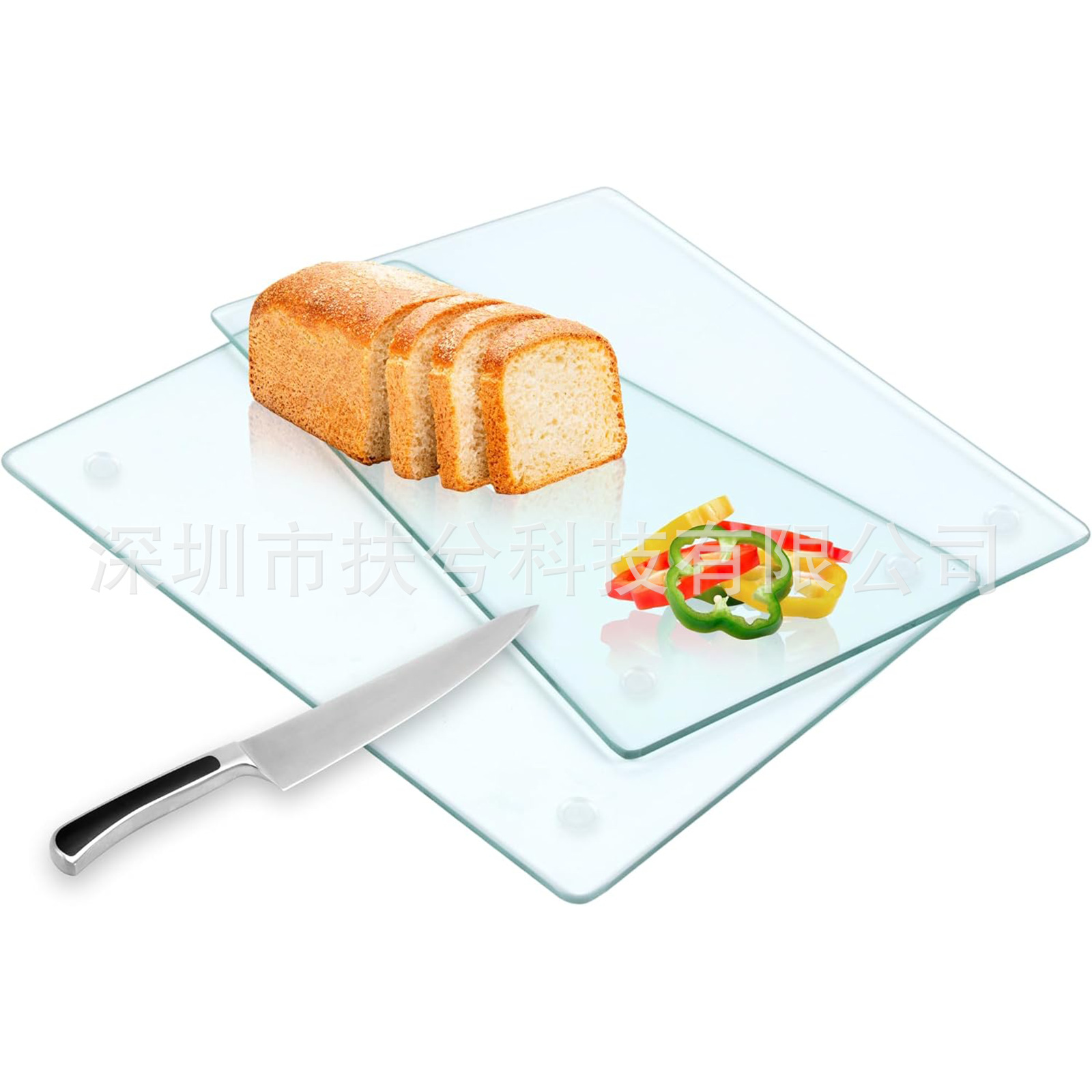 钢化玻璃菜板厨房切水果蔬菜砧板熟食砧板柜台案板-含包材价