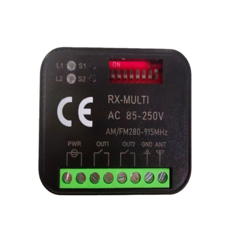 جهاز التحكم في جهاز استقبال مفاتيح التحكم المتعدد الترددات للطريق المزدوج RX-Multi-868DC9-30V/AC85-250V Application Scenario